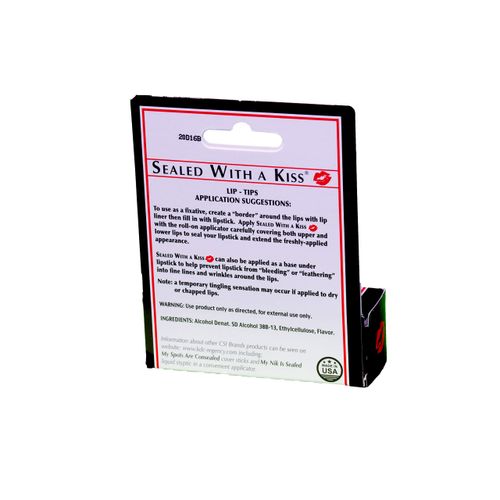 Sealed with A Kiss Lipstick Fixative Two Pack | Roll-On Applicator| Value Size Bottle 2 x 12ml | Smear Proof | Smudge Proof | Kiss Proof