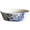 crackinchina 2 x Blue Willow Pattern Design Small Oval Pie Dishes / Baking Dishes