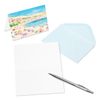 Papyrus 14-Count Blank Cards with Envelopes (Beach)