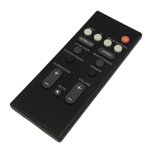 Remote Control Compatible with Yamaha Model Numbers ATS-1060, ATS-1070, YAS-106, YAS-107, YAS-207