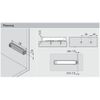 Blum Tip-On Set Magnetic Push to Open for Large Doors + Plate