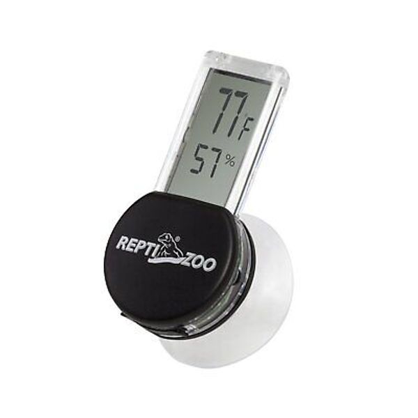 Reptile Terrarium Thermometer Hygrometer Digital LCD Display Pet Rearing Box ...