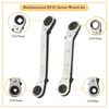 Valve Core Remover Installer Tool & HVAC Service Wrench +Hex Bit Adapter Kit