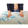 Cool Bamboo Pillow Queen Memory Foam Gel Pillow Adjustable Neck Support 