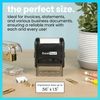 ExcelMark Payment Due Upon Receipt Self Inking Rubber Stamp - Red Ink