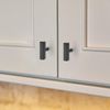 HOME EDIT 30 Pack Matte Black Cabinet Knobs 2 Inch - Black Drawer Knobs Single Hole Black Square Bar Hardware Drawer Pulls for Kitchen Cabinets and Dressers