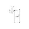 GROHE 40365DC1 Essentials Towel Ring, Super Steel
