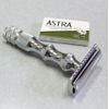 Men Safety Razor with Chrome Head & 5 Astra Shaving Blades