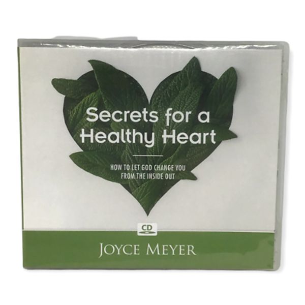 Joyce Meyer Secrets For Healthy Heart Let God Change You Inside Audio CD Discs