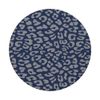 Navy Blue Leopard Cheetah Animal Print PopSockets Swappable PopGrip
