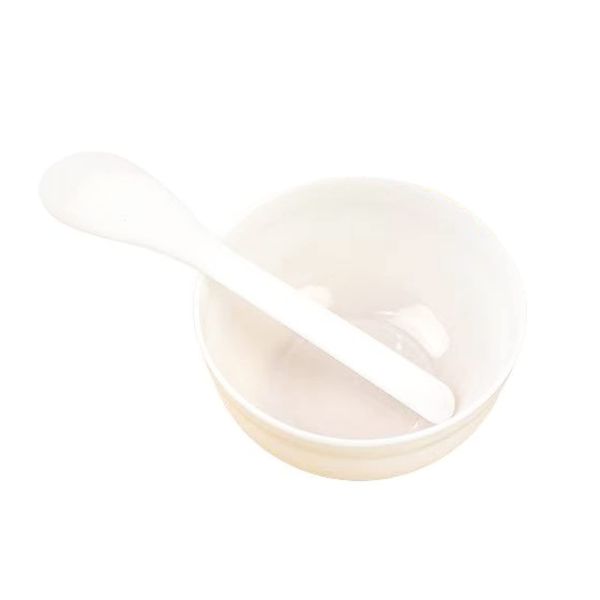 Facial Mask Mixing Bowl Platic Facial Mask Spatula Durable Beauty Bowl for Women Ladies Girls