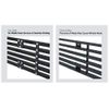 Fits 2009-2014 Ford F150 Black Billet Grille Grill Insert Upper+Lower