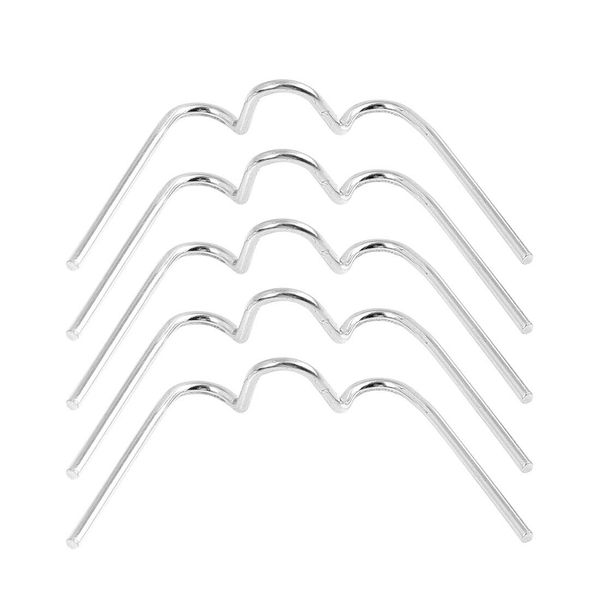 sourcing map Universal Motorcycle Fastener Spring Clip for Round Headlight 5pcs