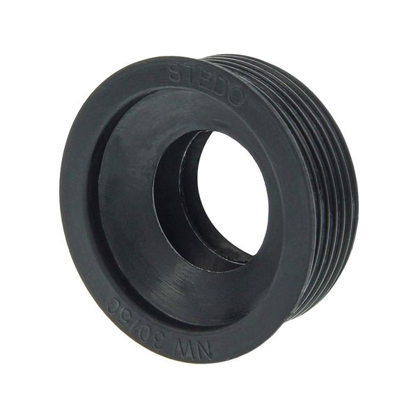 Tecuro V11436 Siphon Rubber Sleeve for Drain Pipe, Outer Diameter: 50 mm, Inner Diameter: 32 mm., Black