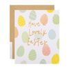 Hallmark Easter Card - Contemporary Multicoloured Egg Pattern Design
