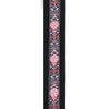 D'Addario Deluxe Cotton Guitar Strap, Black