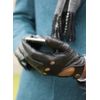 Dents Silverstone Men's Touchscreen Leather Driving Gloves BLACK M