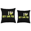 Funny lime Pie Baker - I love Key lime Pie Throw Pillow