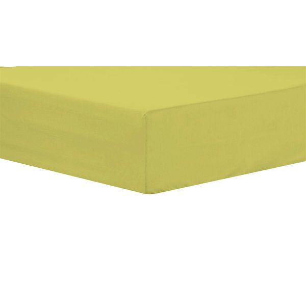 Olivia Rocco Extra Deep Fitted Sheets 40 cm (16") Easy Care Deep Box Bed Sheets, 3/4 Bed Ochre