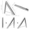 Becko US Folding Wall Mounted Clothes Hanger/Clothes Drying Racks/Clothes Hanging System for Space Saving * 2 Packs