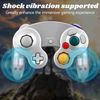 OSTENT Wired Shock Game Controller Compatible for Nintendo GameCube NGC Video Game Color Silver