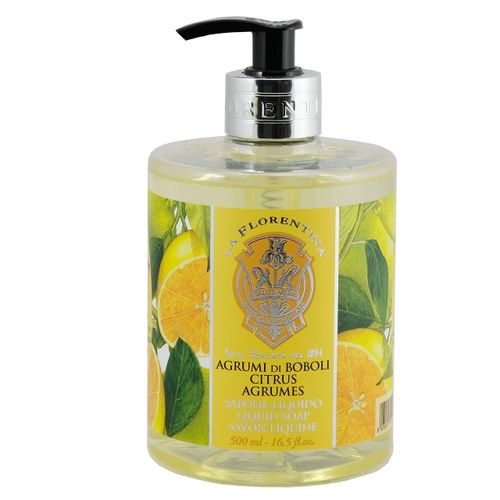 La Florentina Liquid Soap, Boboli Citrus Body Soap, 16.9 fl oz (500 ml)