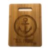 ANCHOR Nautical Bamboo Cutting Board Personalized Engraved Beach House CUSTOM