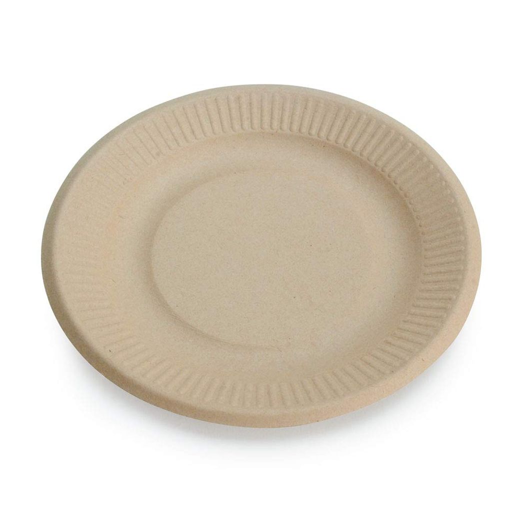 100% Compostable Disposable Paper Plates Bulk [6 125 Pack], Bamboo Plates,  Eco Friendly — Earth's Natural Alternative®