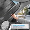 Never Stop Exploring Folding Car Sun Shade Windshield Auto Visor Truck SUV 57x27