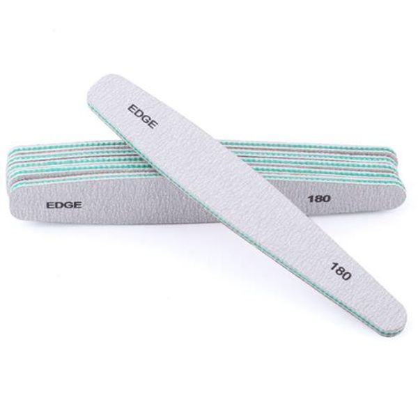 Samcos Nail File Polishing Tool Set of 10 EVA Sponge File Grid/Double-Sided Nail File Nail Shiner Nail Supplies Professional Nail Polisher Sponge Cushion Tool (180)