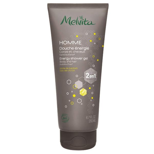 Melvita Homme Hair & Body Wash, 6.8 fl oz (200 ml)