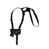 Barsony Black Leather Horizontal Shoulder Holster for Taurus PT 111 138 Right