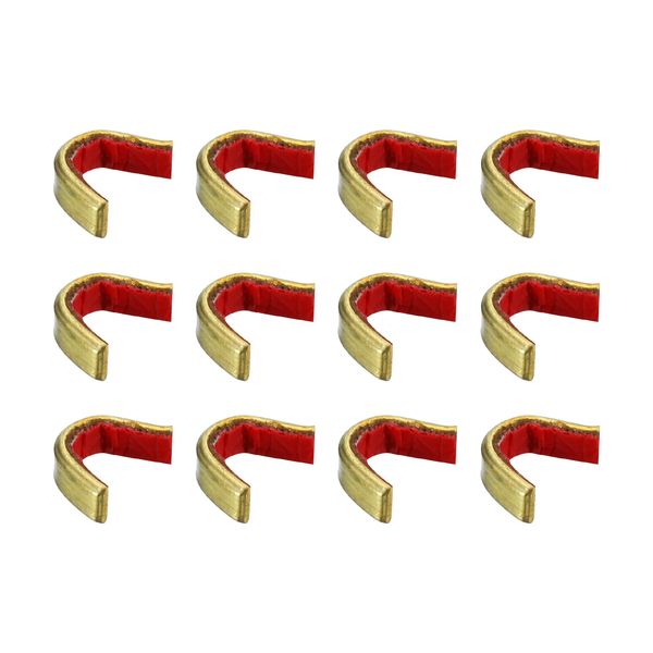PATIKIL Bow String Knocking Points 12pcs Brass Archery Bowstring Knock Points Buckle Clips for Recurve Bows and Compound Bows