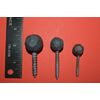  Decorative Wood Screw, Medium Ball Head, Hammered Wrought Iron by Blacksmiths 