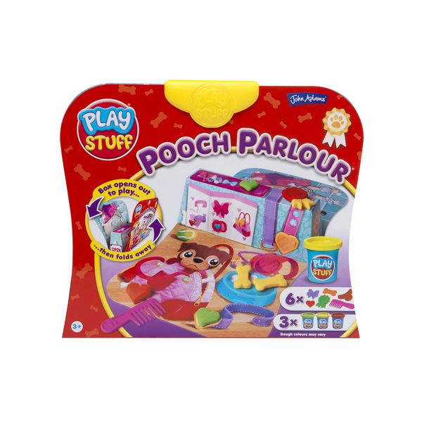 John Adams 577 10755 EA Playstuff Dough 'Pooch Parlour' (3 pots), Multi