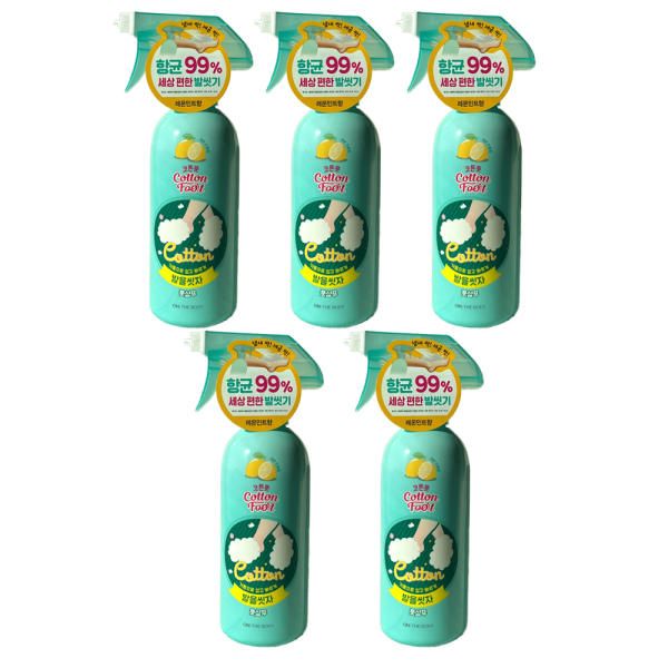 On the Body Foot Wash Fresh Lemon Mint Cotton Foot Shampoo 385ml x 5 / Circle