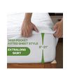 Meritlife Premium Calking 100% Waterproof Bamboo Mattress Protector