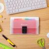 13 Pockets A6 Receipt Paper Document Case Document Stand File Box Office Organization Document Storage Multicolor Label