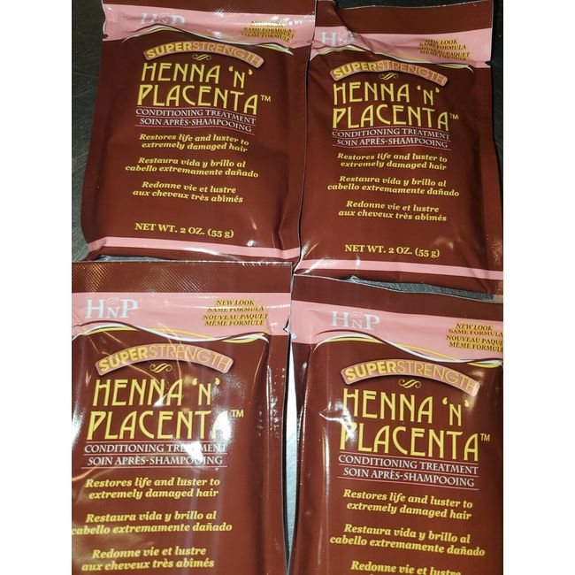 Hask Henna Placenta Conditioning Restore Hair Super Strength Treatment Mask 2oz.