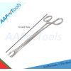 AAProTools Body Piercing Forceps Kit Hemostat Sponge Clamp 6" Straight (Slotted)
