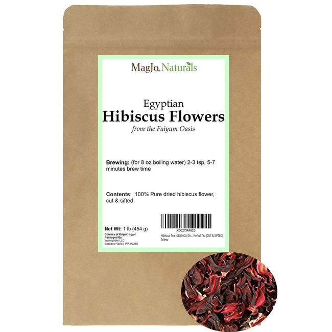Hibiscus Flowers, Cut - 1 Lb