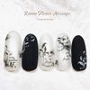 PARTS SHA-NAIL Sha-Nail Pro Canoe Flower Message, Monotone, 1 Piece
