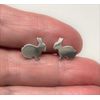Bunny Rabbit Earrings 925 Sterling Silver