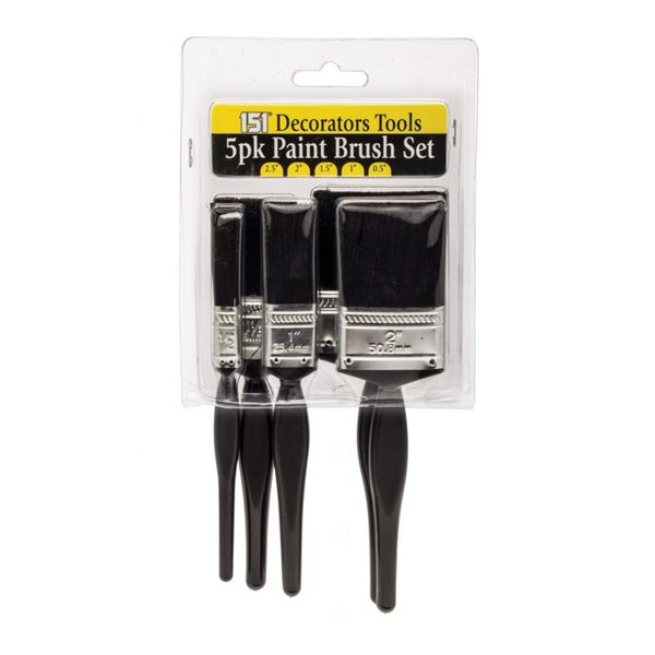 SYNTHATIC Paint Brushes 5PK