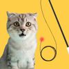 BAEKOKO Firefly Feather Laser Cat Interactive CAT Toy Laser Firefly Hunting (RED)