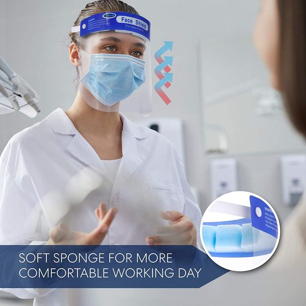 Safety Clear Full Cover Shield Protection Transparent Protective Set, 12pcs