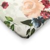 Fitted Sheet with Colourful Flower Pattern, 70x140cm for Cot Bed, Soft Long-Lasting, Washing Machine Friendly