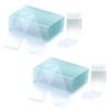 QWORK® 100 PCS microscope slides and 200 PCS cover slips