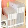 Natiform Desktop Storage Case, Document Storage Box, Visible Contents, Clear, Non-Slip