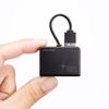 Sanwa Supply USB 2.0 Hub with Card Reader (Black) USB-2HC319BK